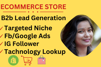 do b2b lead generation ecommerce leads shopify leads ecommerce owner email list