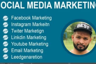 be your digital marketing manager and social media manager