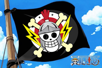 make a high quality one piece jolly roger for you