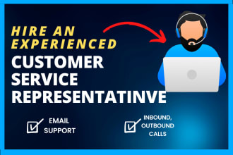be a sales representative and virtual receptionist for customer support services