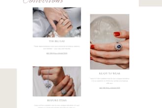 develop an ecommerce website with 5 pages and 50 products