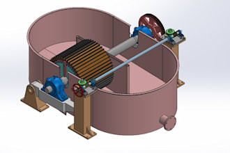 do industrial machines design in 3d and 2d along with rendering