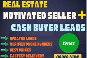 do real estate cash buyers and motivated sellers leads