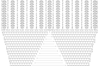 create a diagram of your crochet pattern