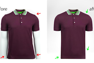 do a ghost mannequin or dummy retouch service appropriately