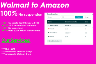 do walmart to amazon 2 step dropshipping