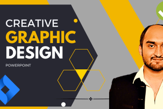 design any powerpoint slides with provided template