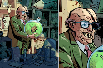 gore geous horror comic art