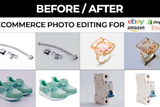 do product photo editing and retouching for ecommerce