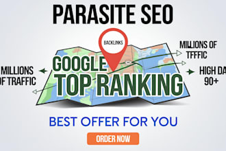 rank your website with parasite SEO backlinks for google top ranking