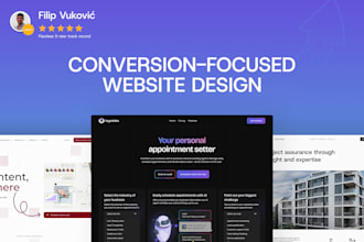 design a conversion focused UI UX website design in figma