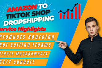 do amazon to tiktok shop dropshipping top listings