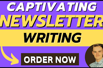 write your captivating newsletter
