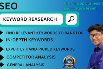 provide keyword research, competitor research and audit service