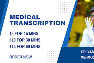 do medical transcription in 12 hours