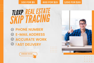 provide motivated seller real estate leads with skip tracing