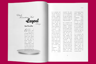 do ebook formatting and layout design for amazon KDP