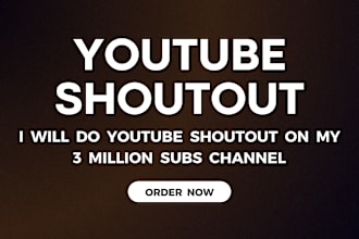 do youtube shoutout on my 3m subs channel
