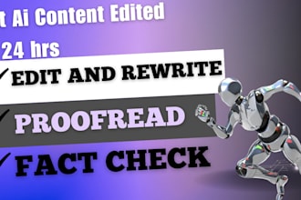 professionally fact check edit and rephrase ai chat gpt content