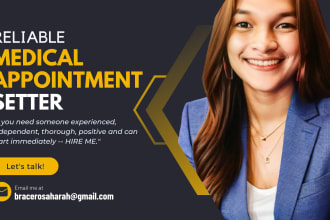 be your reliable medical appointment setter