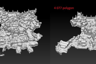 optimize and reduce polygons in your 3d model for games and rendering