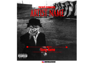 create a dark photographic cover art for your music