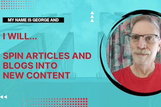 spin articles and blogs into new content