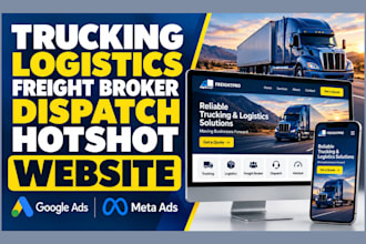 design moving company movers relocation packing storage website with google ads