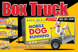 design professional box trucks, long trailers, and semi trailer wrap design