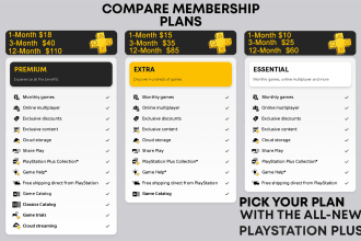 provide you playstation games and ps plus subscriptions