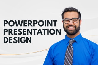 design or redesign powerpoint presentations, pitch deck for business,educational