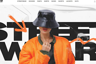 design shopify clothing store and shopify fashion store
