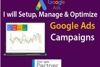 setup, manage, and optimize your google ads, adwords, PPC campaigns