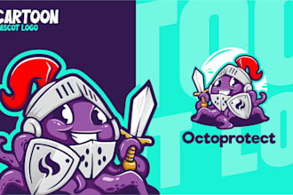 design cartoon mascot and character logo for you brand