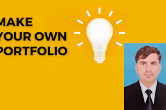 create a unique blog and portfolio website