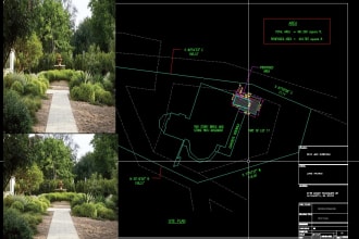 do precise site plan and grading details drafting