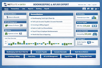 do preparatory bookkeeping in oracle netsuite erp and datev