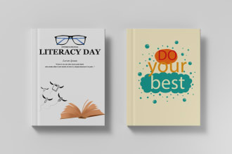 design kdp low content book cover for journal, planner, tracker and more