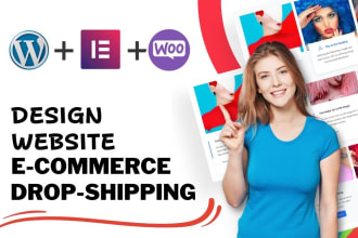 build wordpress ecommerce website and dropshipping store