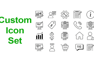 design custom icon set
