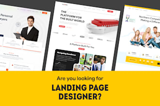 looking for a trending landing page design using figma