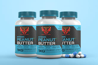 do supplement label design, product label design