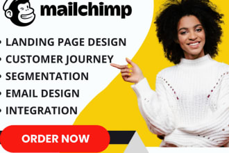 do mailchimp email design, writing and automation