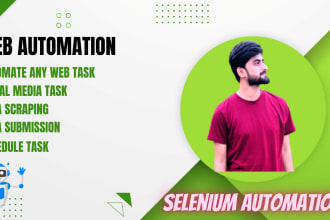 perform web automation using selenium python