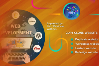 copy clone website in HTML CSS bootstrap and wordpress