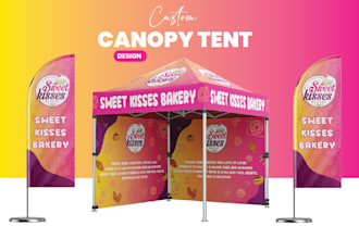 do canopy tent, feather flag, backdrop, roll up banner