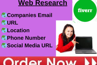search and collect email list and contact details of companies