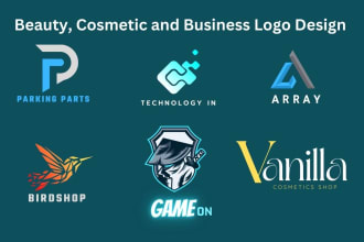 make beauty, cosmetic and business logo design