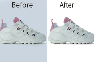 professional background removal and shadow creation