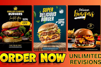 design food posters, flyers, and food menu
